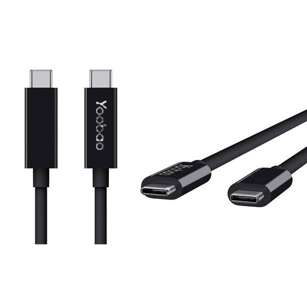 

Черный кабель USB Type C/USB Type C Yobaoo YB-CС2