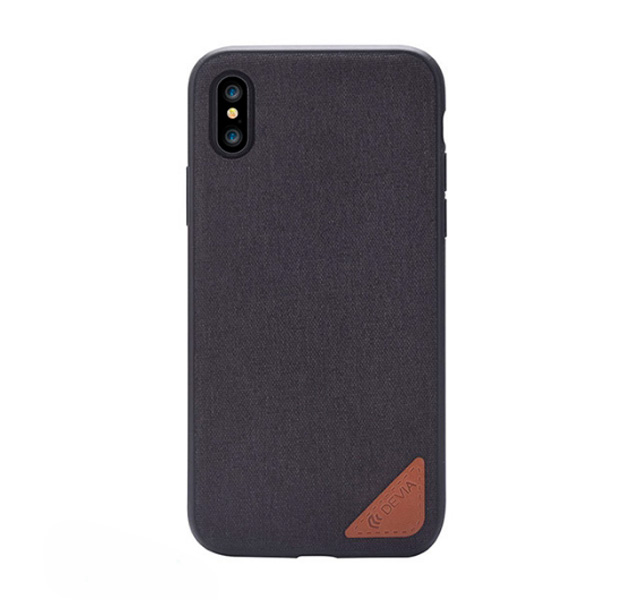 

Черный чехол-накладка для iPhone X/XS Devia Acme