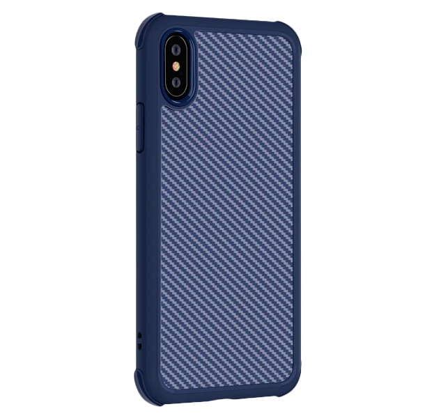 

Противоударный чехол для iPhone X/XS Devia Shark2 Shockproof Case Blue, Синий