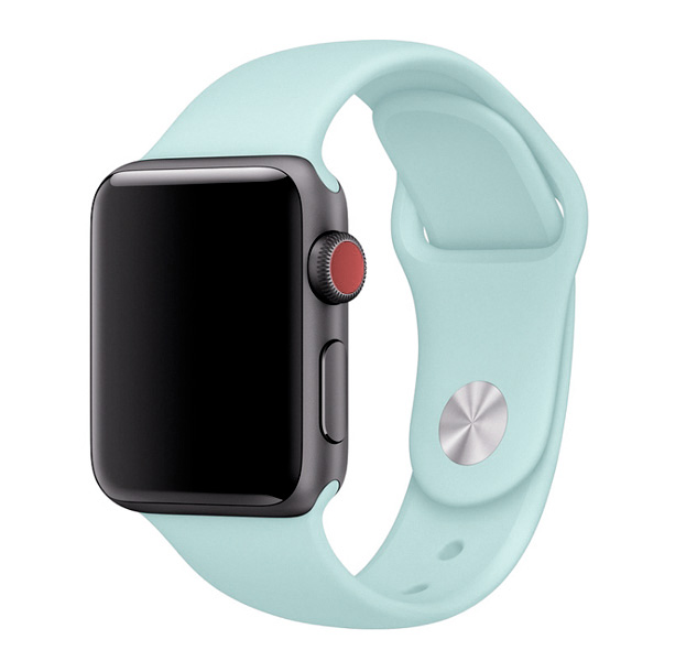

Небесно-голубой матовый ремешок для Apple Watch 38/40 mm Sport Band