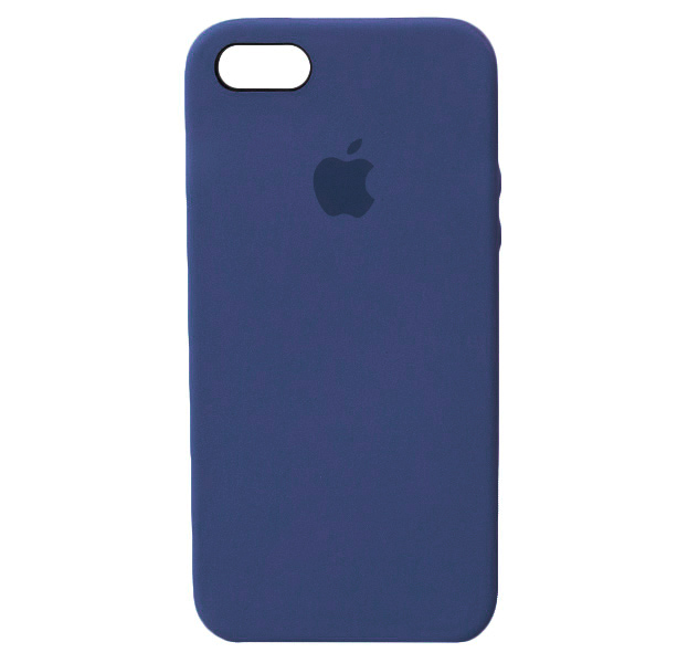 

Сапфировый силиконовый чехол для iPhone 5/5S/SE Silicone Case, Синий
