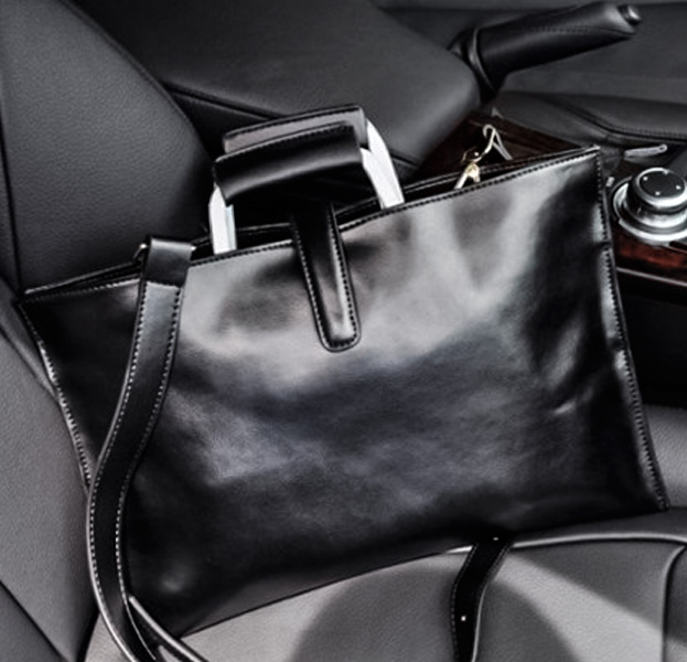 

Черная кожаная сумка для Macbook Air/Pro 13 Luxury Handbag, Черный