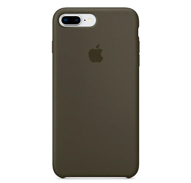 

Оливковый силиконовый чехол для iPhone 7/8 Plus Silicone Case, Зеленый