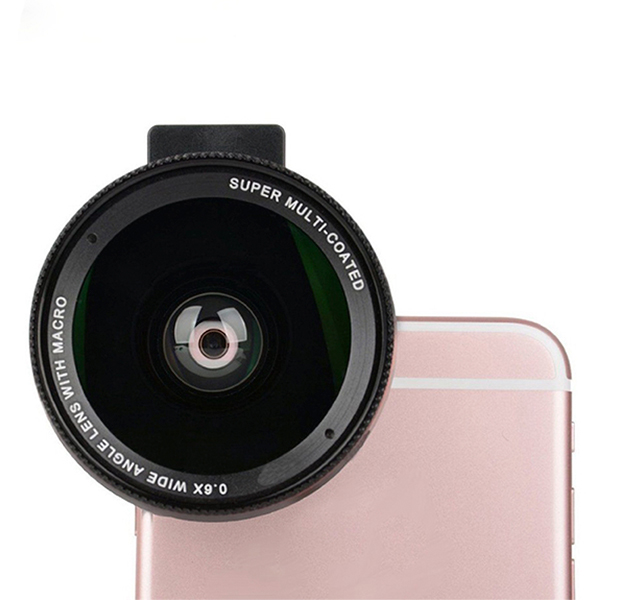 

Универсальный объектив для смартфонов 0.6X Wide Angle with Macro Lens