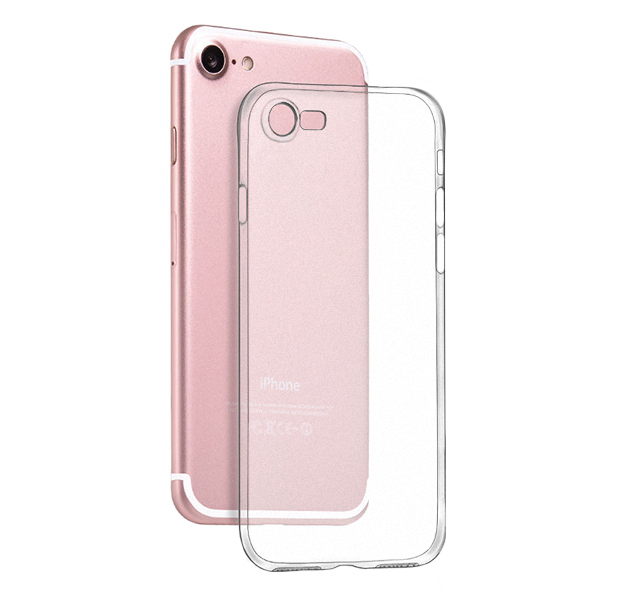 

Белый полупрозрачный ультратонкий чехол для iPhone 7/8 Thin Case