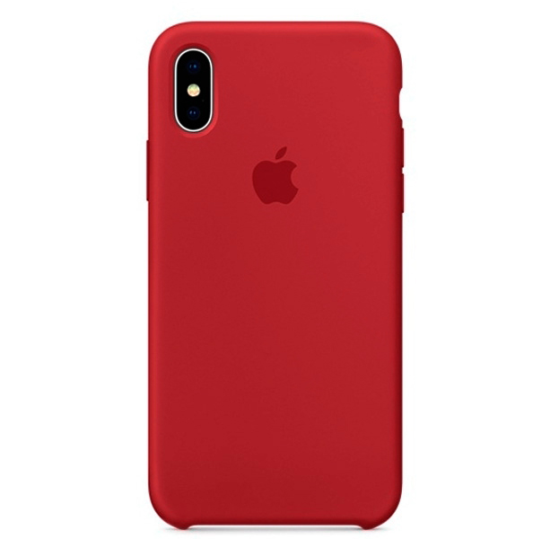 

Бордовый силиконовый чехол для iPhone X/XS Silicone Case