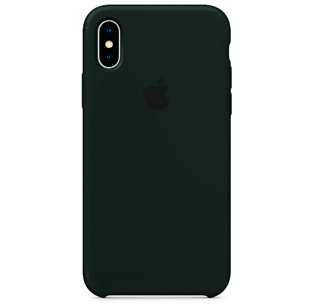 

Силиконовый чехол цвета дымчатой сосны для iPhone X/XS Silicone Case, Зеленый