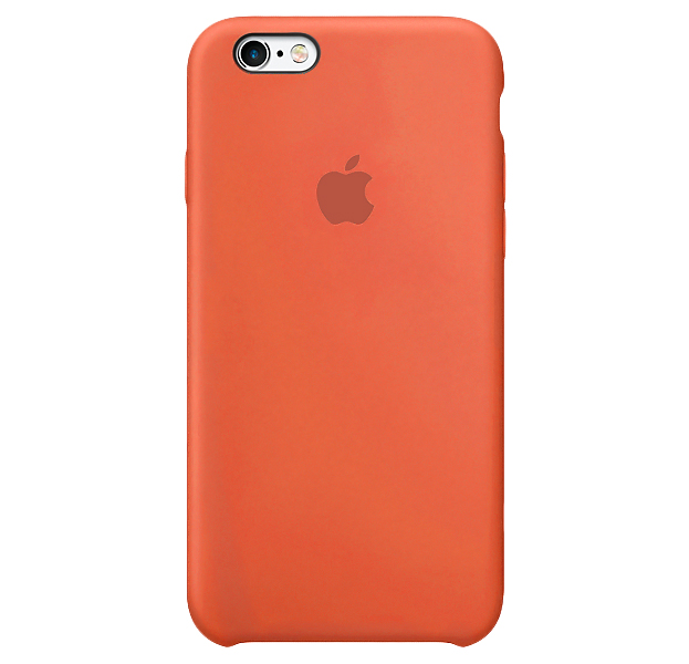 

Оранжевый силиконовый чехол для iPhone 6/6S Silicone Case