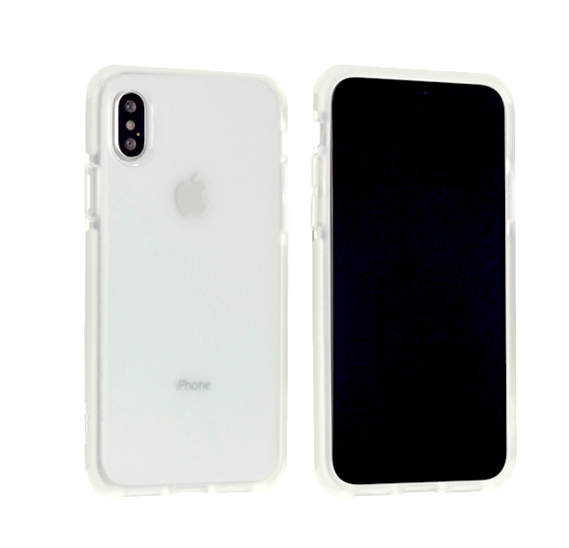

Белый противоударный чехол-накладка для iPhone X/XS Rock Guard Series