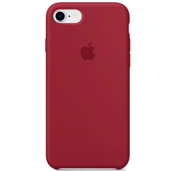 

Бордовый силиконовый чехол для iPhone 7/8 Silicone Case