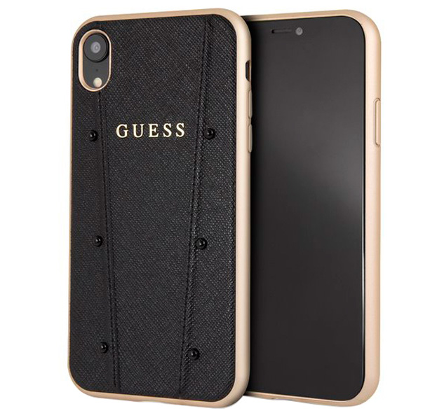 

Чехол-накладка для iPhone XR Guess KAIA Collection Black, Черный