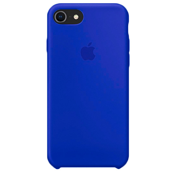 

Силиконовый чехол цвета Индиго для iPhone 7/8 Silicone Case, Синий