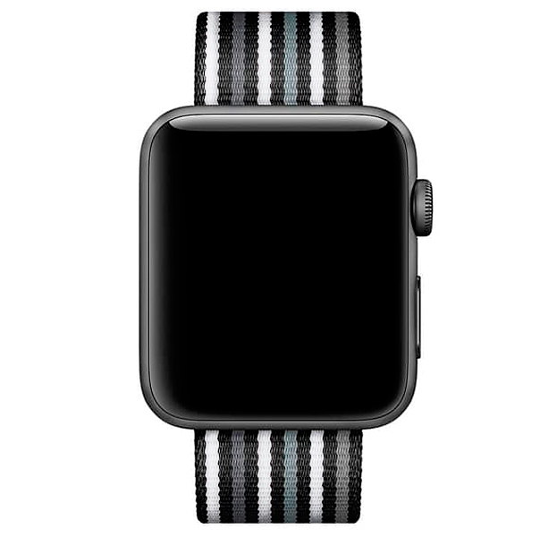 

Ремешок для Apple Watch 42/44 mm Canvas Band Black