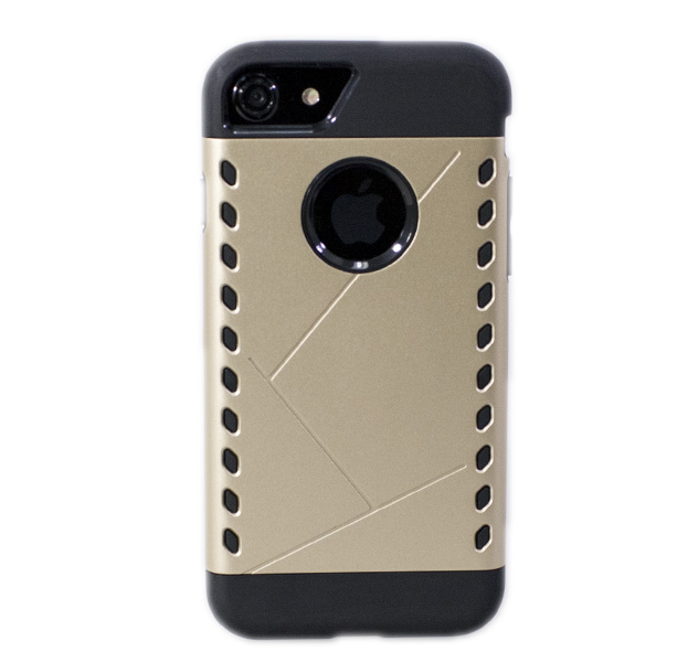 

Золотистый противоударный чехол для iPhone 7/8 Aegis Case, Золотой