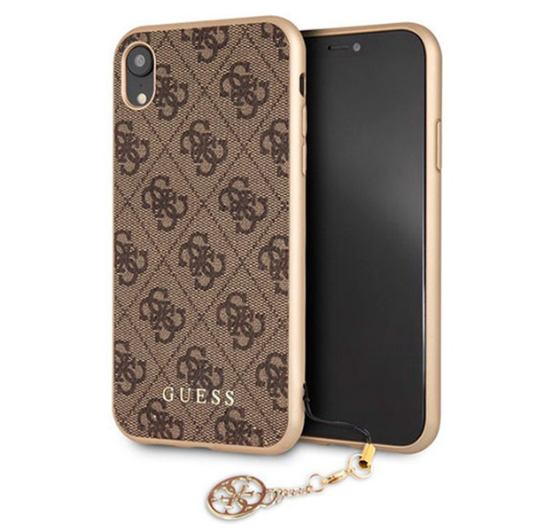 

Чехол-накладка для iPhone XR Guess 4G Charms Collection Brown, Коричневый