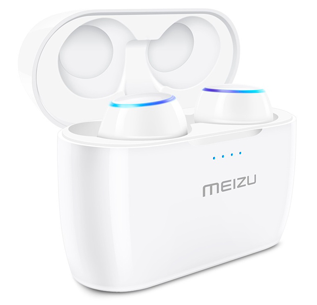 

Белые беспроводные наушники Meizu Pop TW50