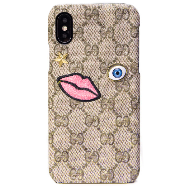 

Чехол-накладка для iPhone X/XS Fabric Collection Eye, С рисунком