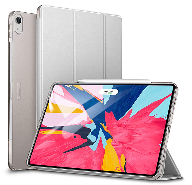 

Серый чехол-книжка для iPad Pro 11 ESR Hues Yippee Series with Pencil Slot