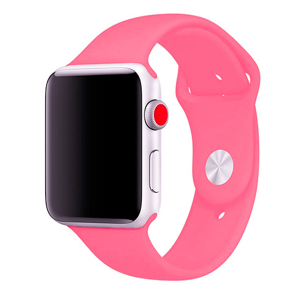 

Ремешок цвета бабл гам для Apple Watch 38/40 mm Sport Band