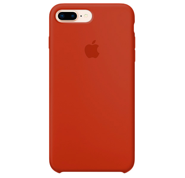 

Морковно-оранжевый силиконовый чехол для iPhone 7/8 Plus Silicone Case