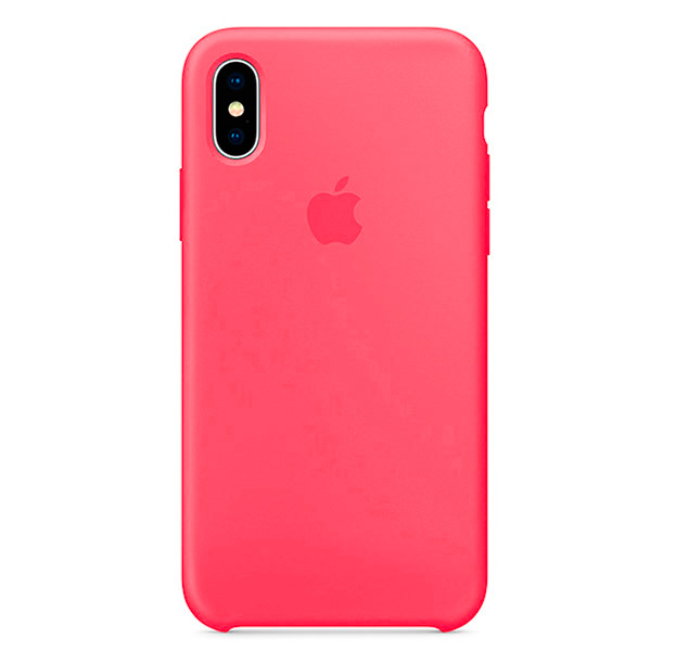 

Ярко-розовый силиконовый чехол для iPhone X/XS Silicone Case