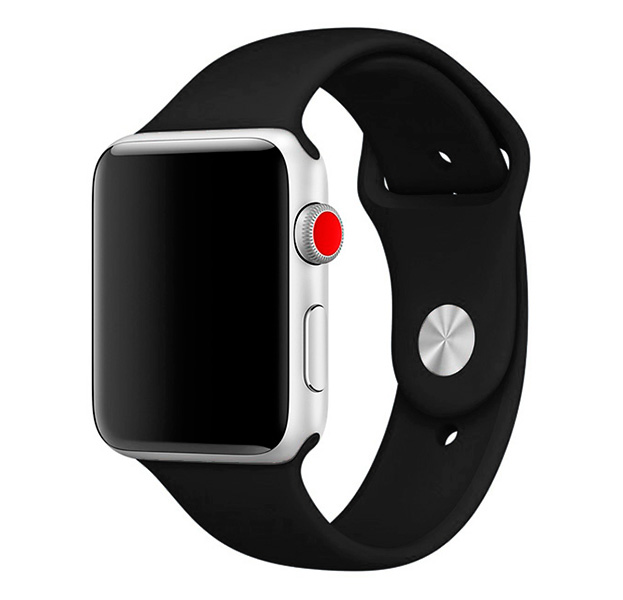 

Черный ремешок для Apple Watch 38/40 mm Sport Band