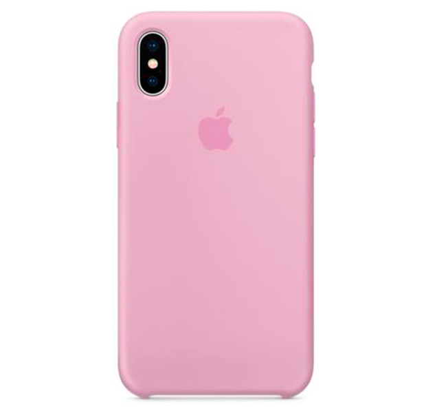 

Силиконовый чехол Bubble Gum для iPhone X/XS Silicone Case, Розовый