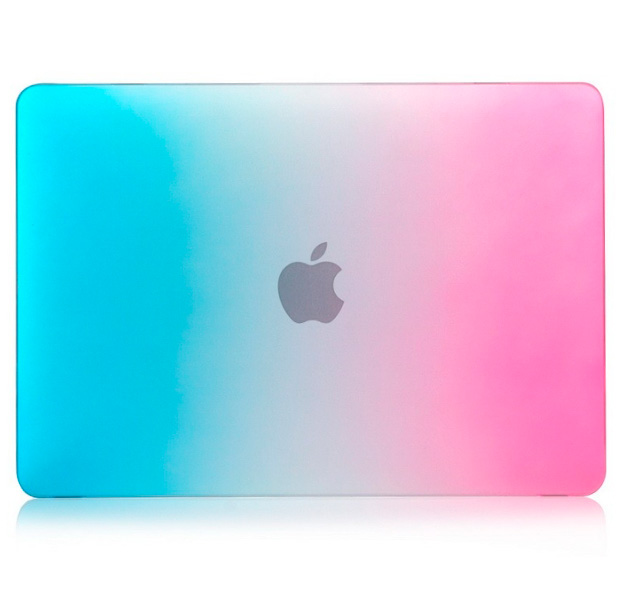 

Розово-голубая пластиковая накладка для Macbook Air 11", Другой