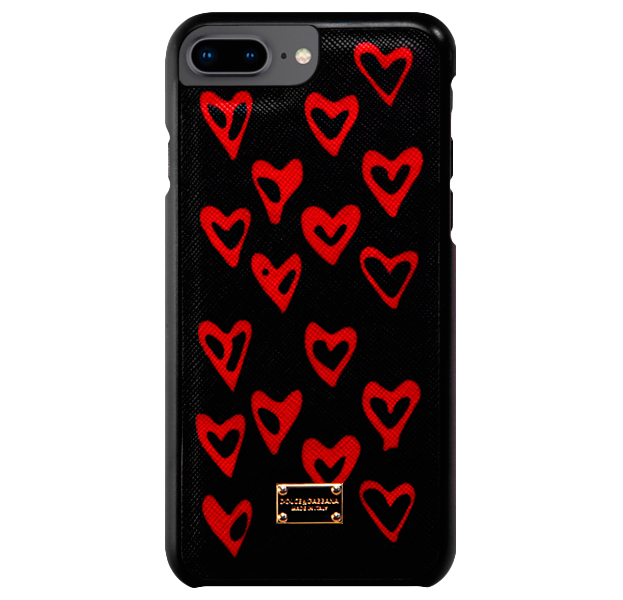 

Чехол-накладка для iPhone 7/8 Plus Laconic Collection Hearts, С рисунком