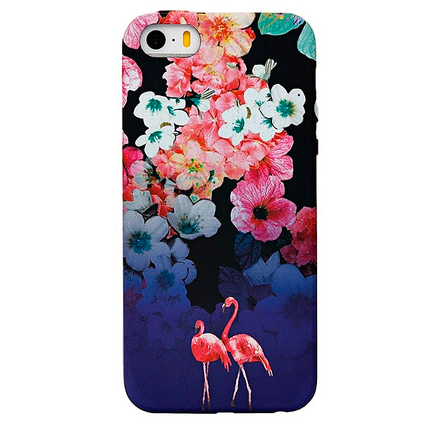 

Чехол-накладка для iPhone 5/5S/SE Luxo Pink Flamingo, С рисунком