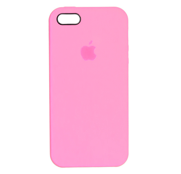 

Розовый силиконовый чехол для iPhone 5/5S/SE Silicone Case
