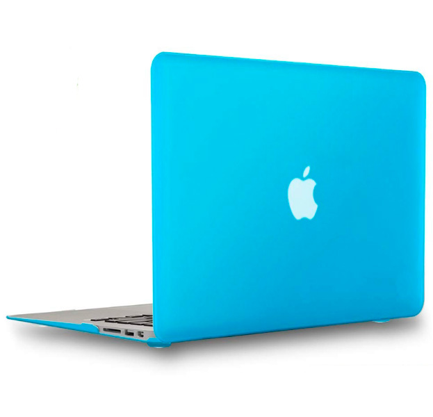 

Голубая пластиковая накладка для Macbook Air 13", Голубой