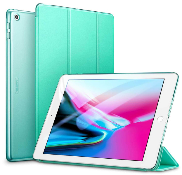 

Мятный чехол-книжка для iPad 9.7 2017/2018 ESR Hues Yippee Series