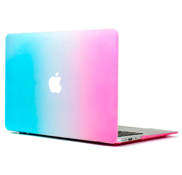 

Розово-голубая пластиковая накладка для Macbook Air 13", Другой