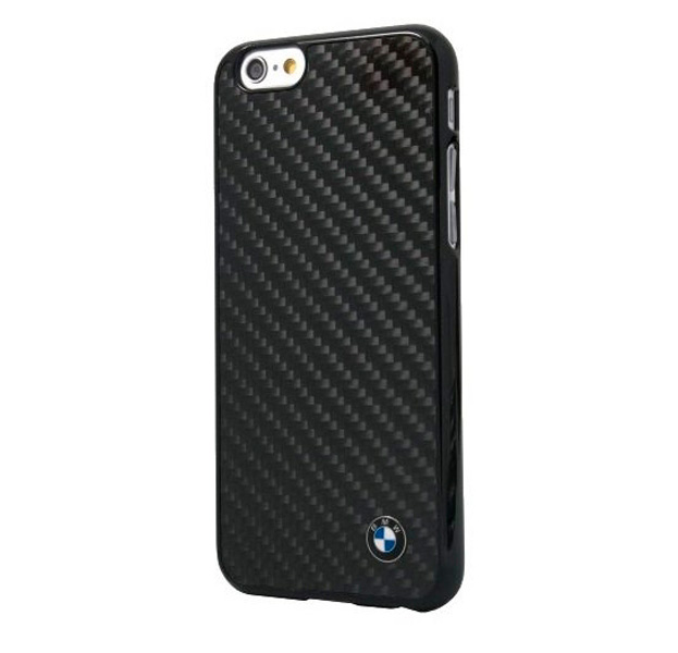 

Черный чехол-накладка для iPhone 6/6S Plus BMW Signature Real Carbon