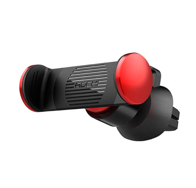 

Автодержатель для смартфона в вентиляционную решетку Rock Universal Pro Car Mount Red