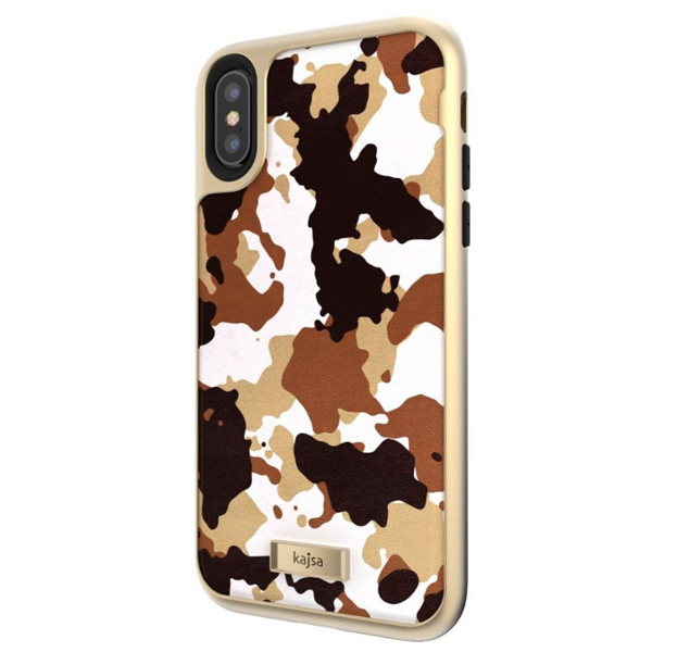 

Чехол-накладка для iPhone X/XS Kajsa Military Collection Desert, С рисунком