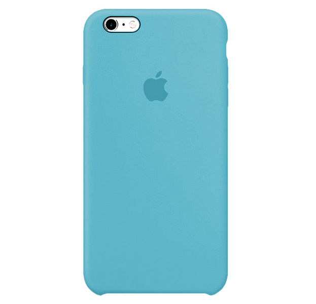 

Голубой силиконовый чехол для iPhone 6/6S Silicone Case