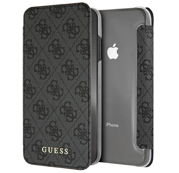 

Чехол-книжка для iPhone X/XS Guess 4G Charms Collection Black, Черный