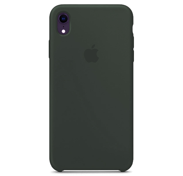 

Оливковый силиконовый чехол для iPhone XR Silicone Case, Зеленый