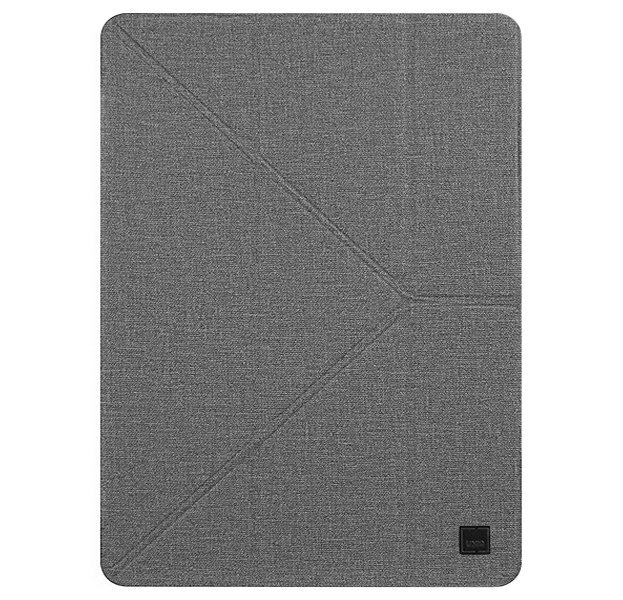 

Серый чехол-книжка для iPad Air 3 / Pro 10.5 Uniq Yorker Kanvas