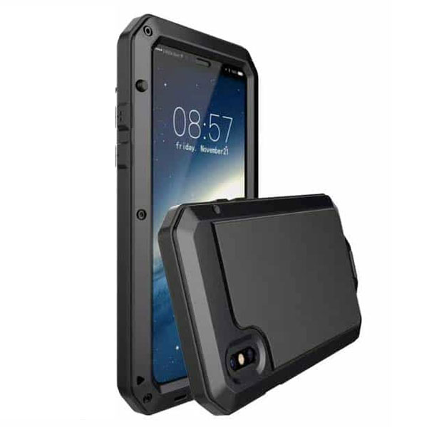 

Черный противоударный чехол для iPhone X/XS Lunatik Taktik