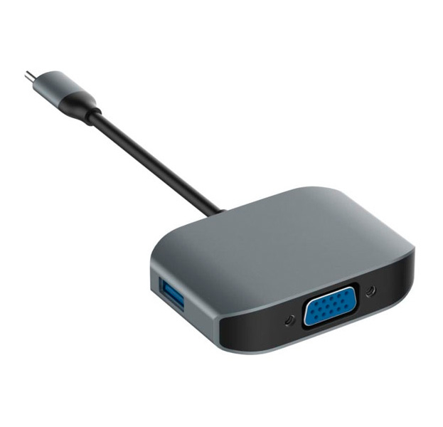 

Переходник Type-C to VGA/USB 3.0/USB 2.0 Comma Clian