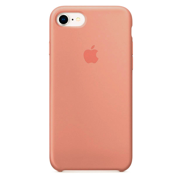 

Персиковый силиконовый чехол для iPhone 7/8 Silicone Case, Оранжевый