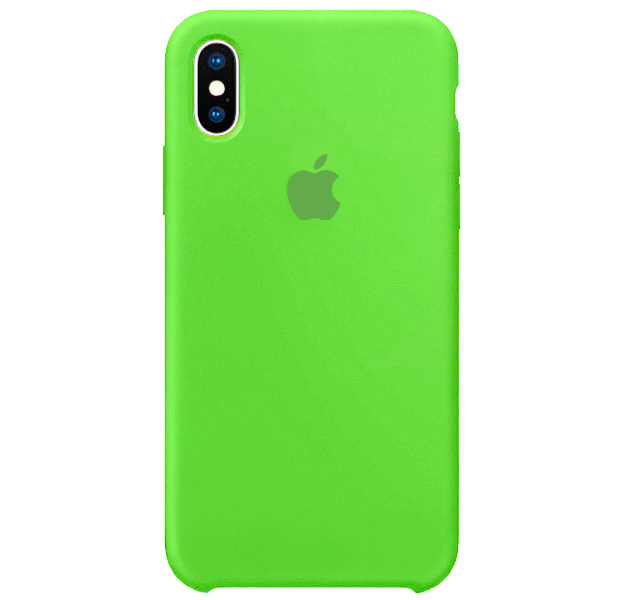 

Зеленый силиконовый чехол для iPhone X/XS Silicone Case
