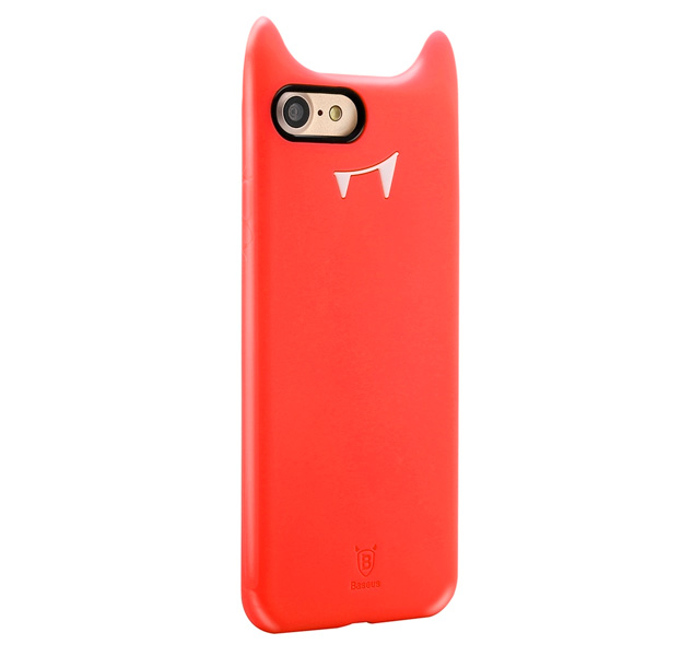 

Красный силиконовый чехол для iPhone 7/8 Baseus Little Devil