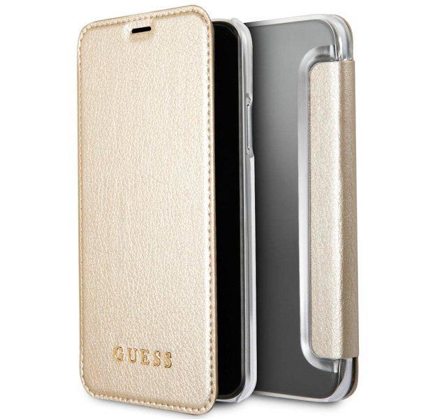 

Чехол-книжка для iPhone X/XS Guess Iridescent Collection Gold, Золотой