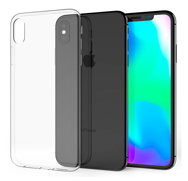 

Прозрачный силиконовый чехол для iPhone XS Max