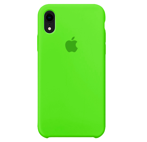 

Зеленый силиконовый чехол для iPhone XR Silicone Case