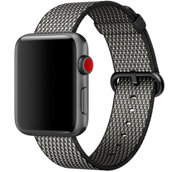

Черный нейлоновый ремешок для Apple Watch 42/44 mm Woven Band